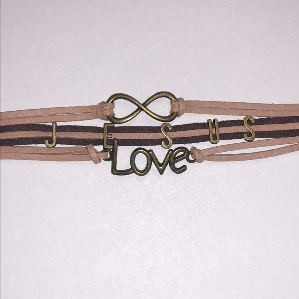 JESUS/LOVE Infinity Bracelet - New